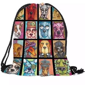 Vintage Variety Dog Tote Bag